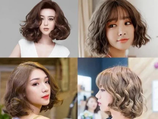 Kiểu tóc ngắn cụp sóng nước