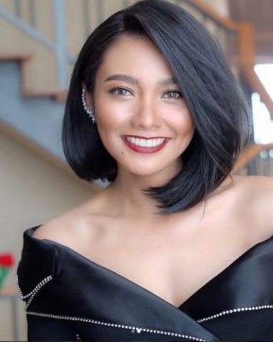 Kiểu tóc ngắn không cân xứng cho mặt vuông tròn