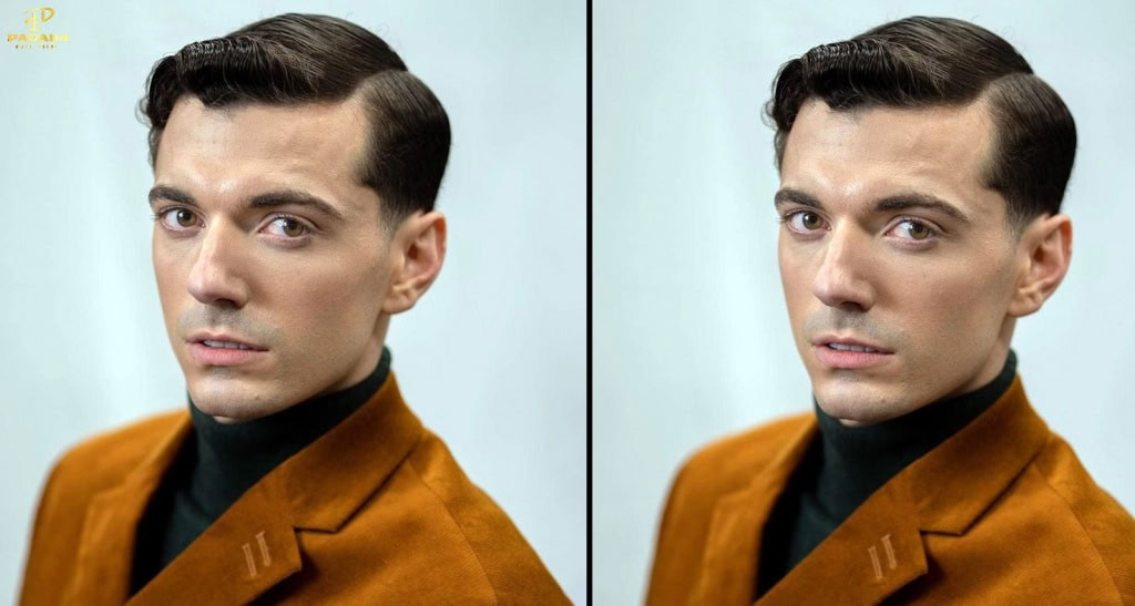 Kiểu tóc ngắn nam trung niên Side Part cổ điển, thanh lịch