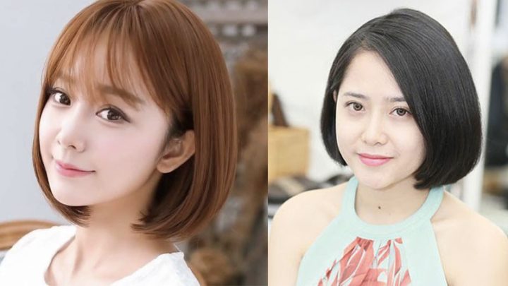 Kiểu tóc ngắn ngang vai uốn cụp thanh lịch cho phụ nữ trung niên