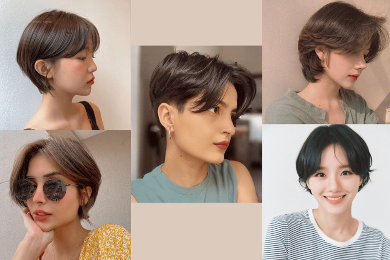 Kiểu tóc ngắn pixie ôm mặt đầy cá tính và hiện đại