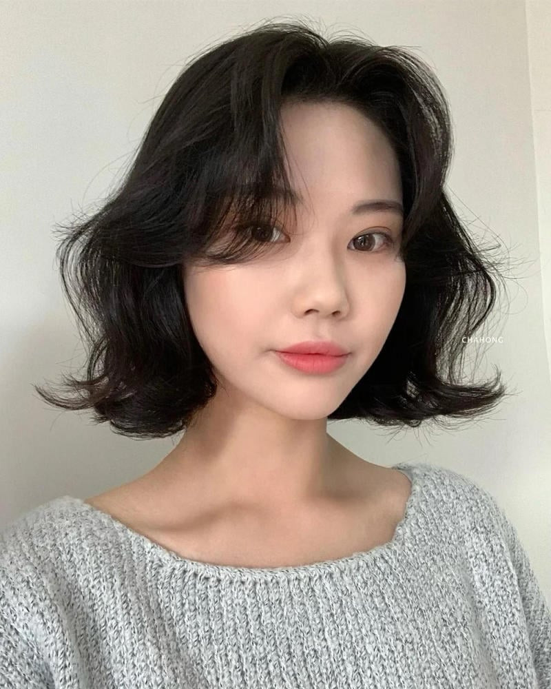 Kiểu tóc ngắn uốn đuôi chữ C