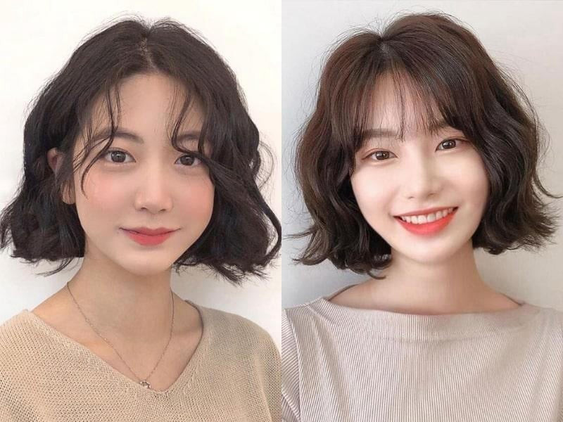 Kiểu tóc ngắn uốn retro on trend