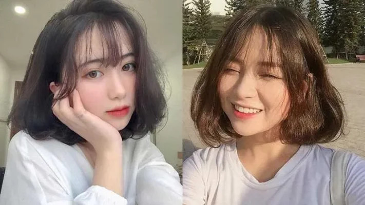 Kiểu tóc ngắn uốn xoăn cho tóc mỏng