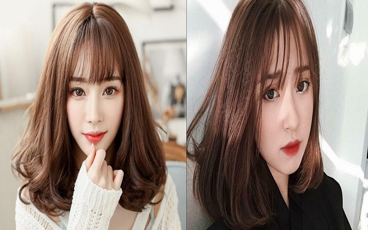 Kiểu tóc ngắn xoăn lọn to dập phồng hiện đại