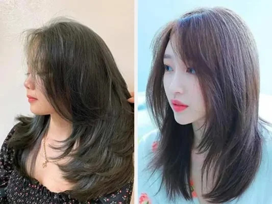 Kiểu tóc ngang vai tỉa nhẹ đuôi tôn vẻ đẹp tự nhiên