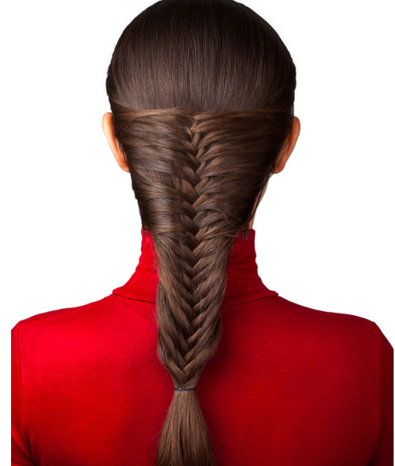 Kiểu tóc nữ đơn giản: Tóc tết xương cá năng động