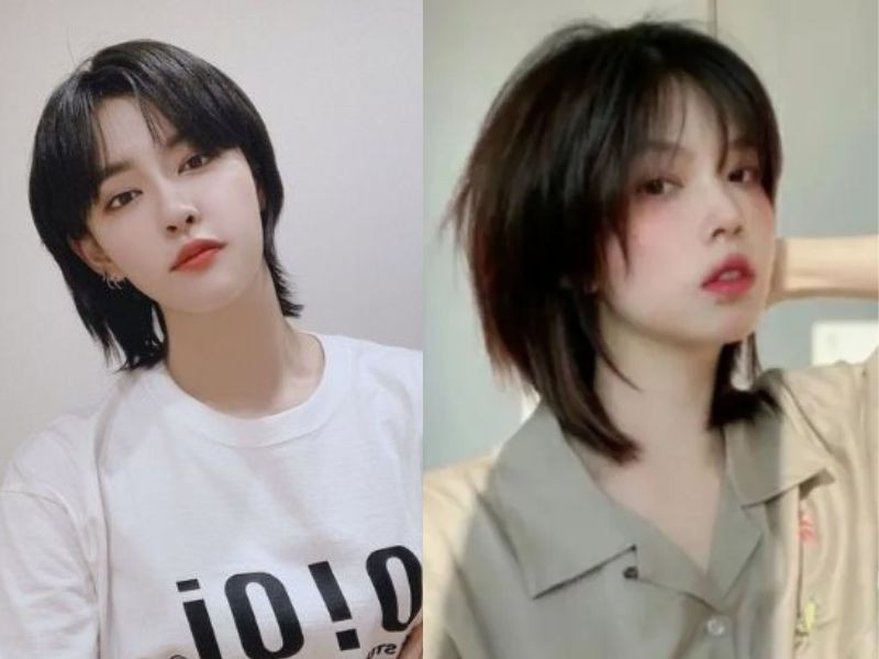 Kiểu tóc nữ mullet layer bob cá tính, hiện đại và gọn gàng