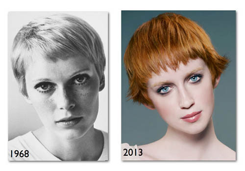 Kiểu tóc pixie cắt ngắn cá tính, một phong cách tóc vintage nữ đầy táo bạo.