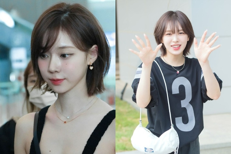 Kiểu tóc pixie kết hợp tóc mái