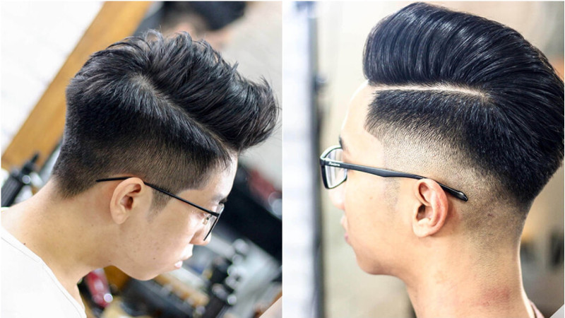 Kiểu tóc Pompadour cho con trai vẻ ngoài lịch lãm