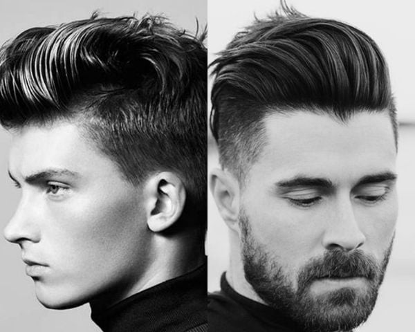 kiểu tóc pompadour mullet nam tính