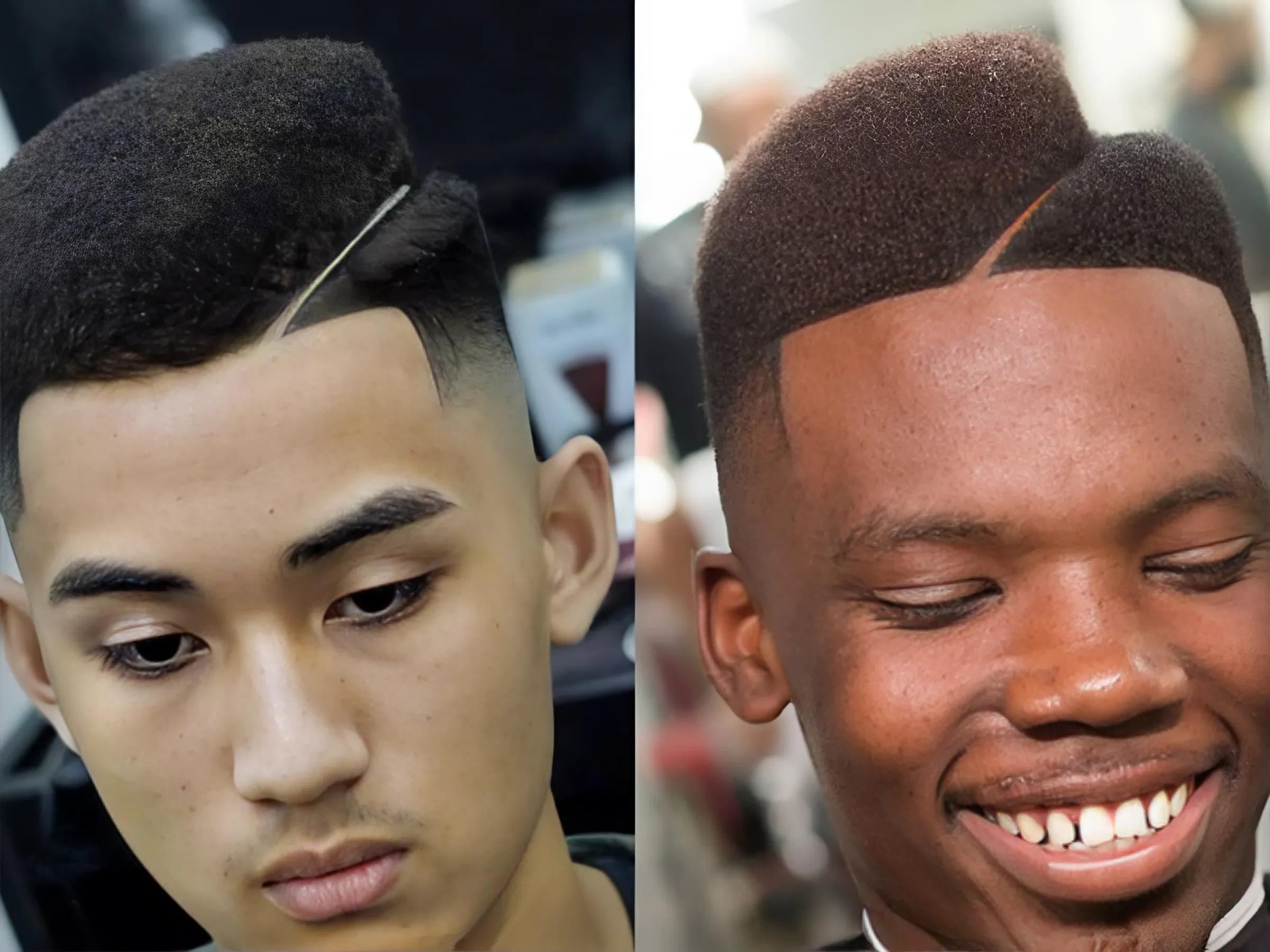 Kiểu tóc premlock ngắn Side Part thanh lịch, phù hợp nhiều phong cách