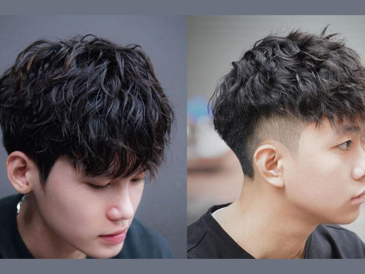 Kiểu tóc quân đội Mỹ cho tóc xoăn, hai bên và gáy cắt sát, đỉnh tóc giữ độ dài vừa phải để tôn lên texture xoăn tự nhiên, phong cách nam tính gọn gàng