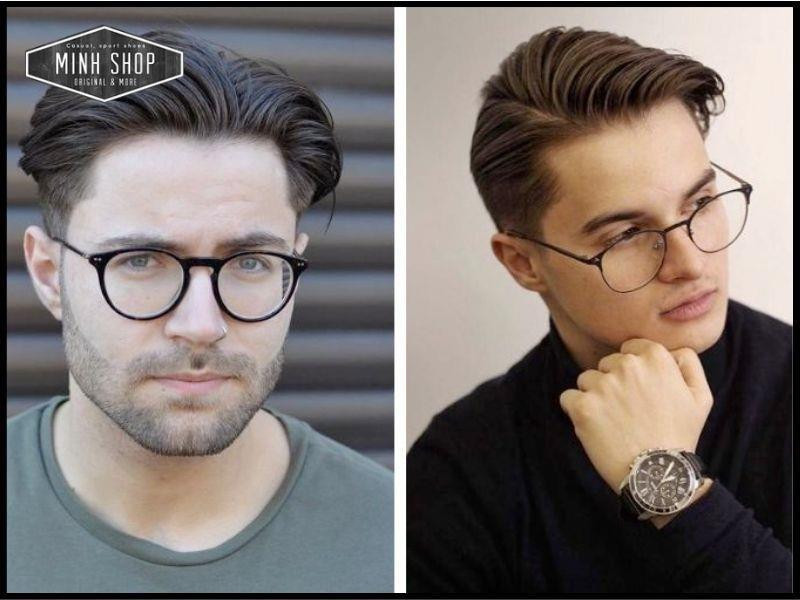 Kiểu tóc Side Part Classic tạo vẻ ngoài quý phái cho nam đeo kính