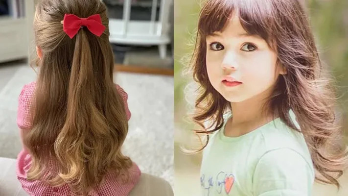 Kiểu tóc sóng bồng bềnh cho bé gái