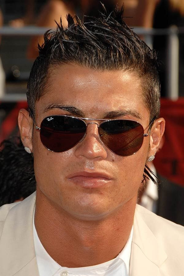 Kiểu tóc Spiky mạnh mẽ của Ronaldo