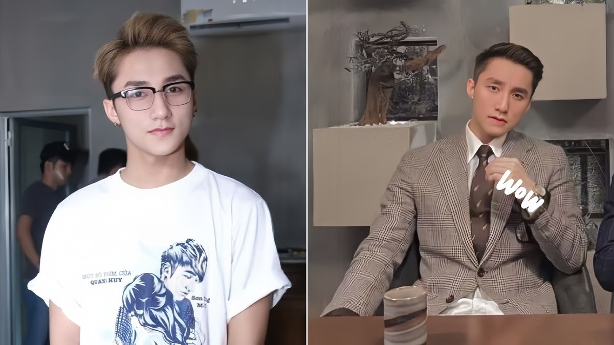 Kiểu tóc sport Sơn Tùng Pompadour lịch lãm