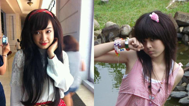 Kiểu tóc sư tử dài kết hợp mái ngố dễ thương và trẻ trung