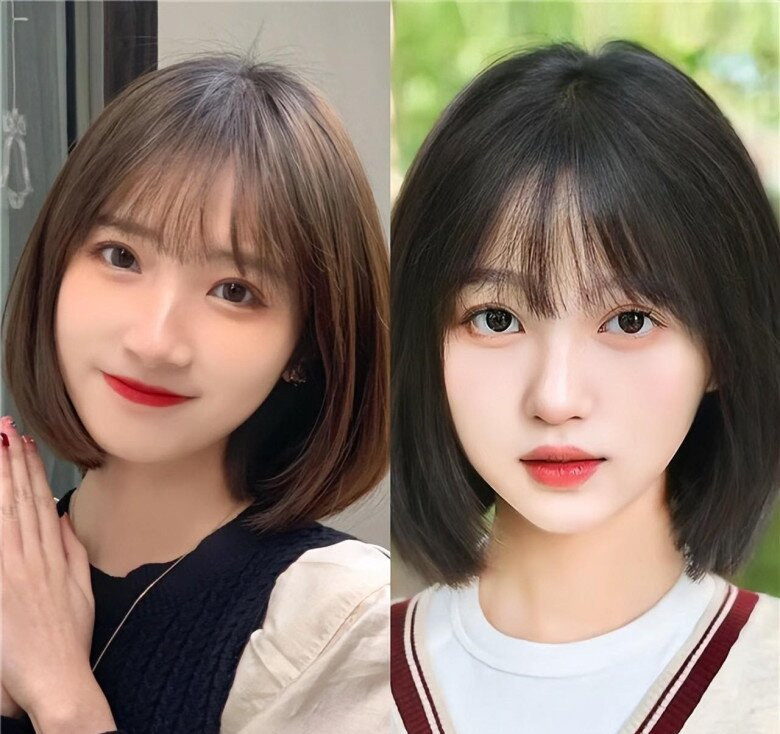 Kiểu tóc tém uốn phồng giúp che đi khuyết điểm gương mặt vuông ở tuổi 50