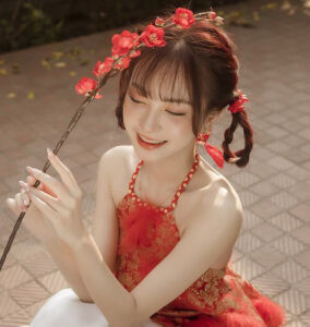 Kiểu tóc tết kết hợp buộc cực kỳ đáng yêu