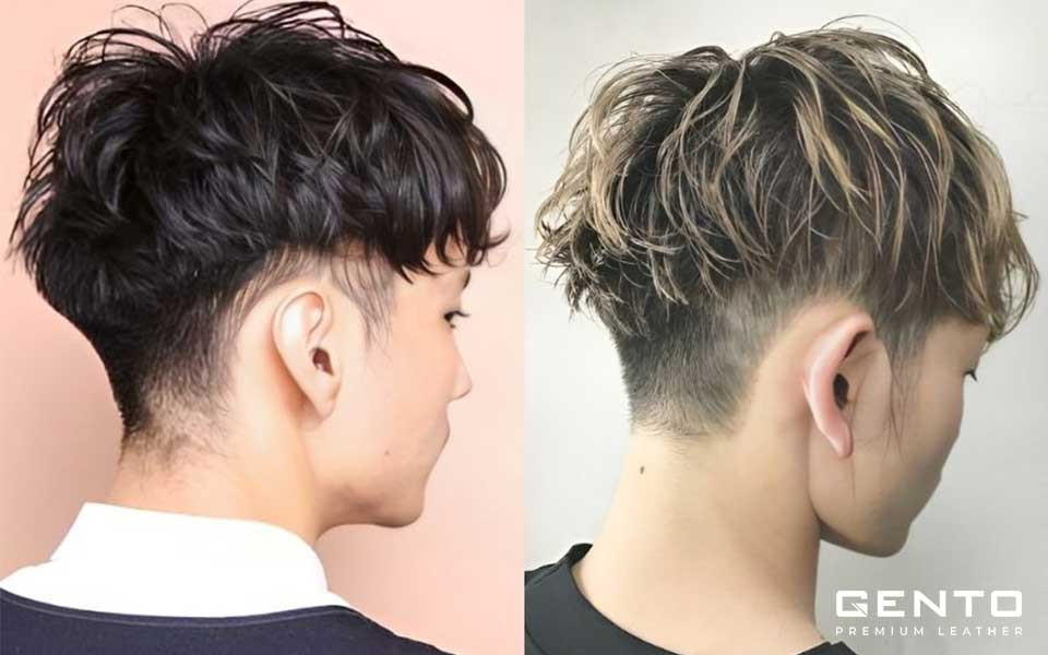 Kiểu tóc Textured Top với phần mái tạo kết cấu độc đáo