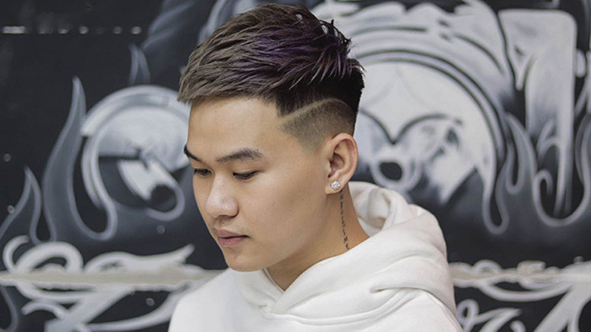 Kiểu tóc undercut mái ngắn năng động