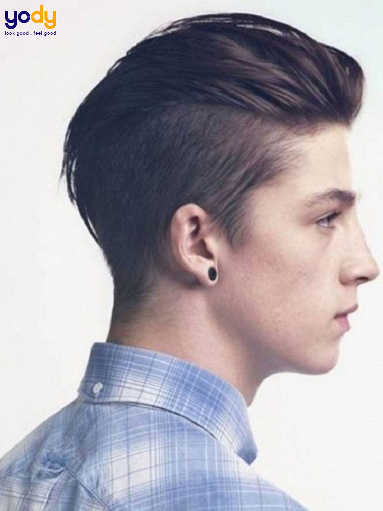 kiểu tóc undercut mặt tròn layer thịnh hành