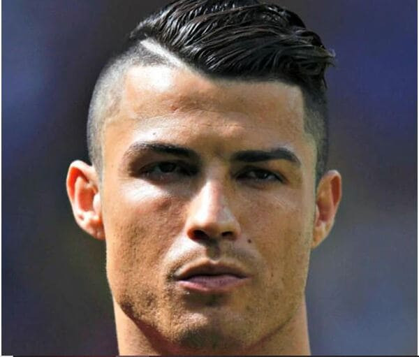 Kiểu tóc Undercut Side Part thu hút ánh nhìn của Ronaldo