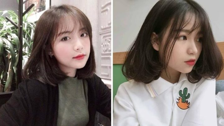 Kiểu tóc uốn cụp ngang vai là gì