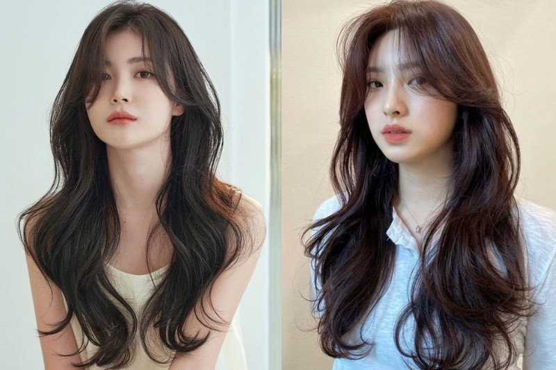 Kiểu tóc uốn sóng lơi mái bay