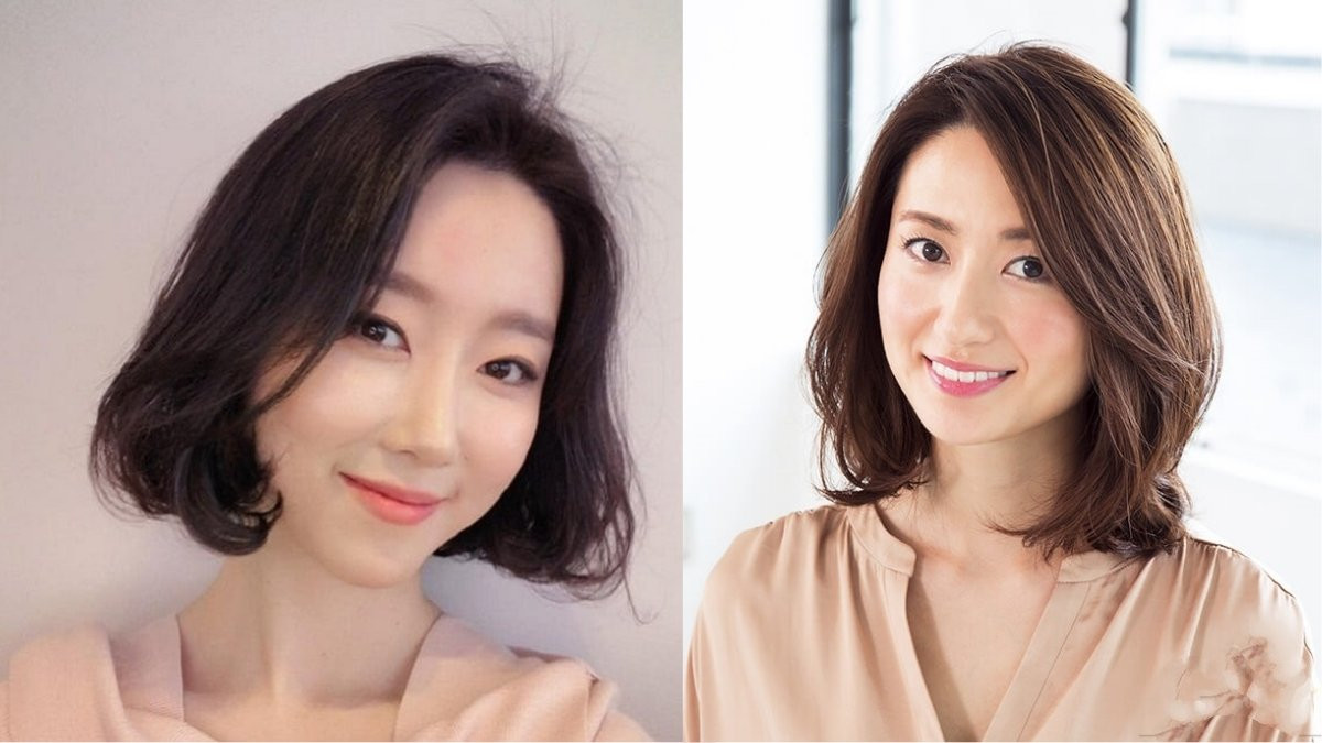 Kiểu tóc uốn sóng nước ngắn cho phụ nữ tuổi 40