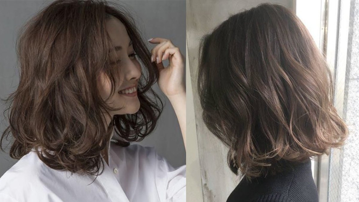 Kiểu tóc uốn sóng nước to cá tính và năng động