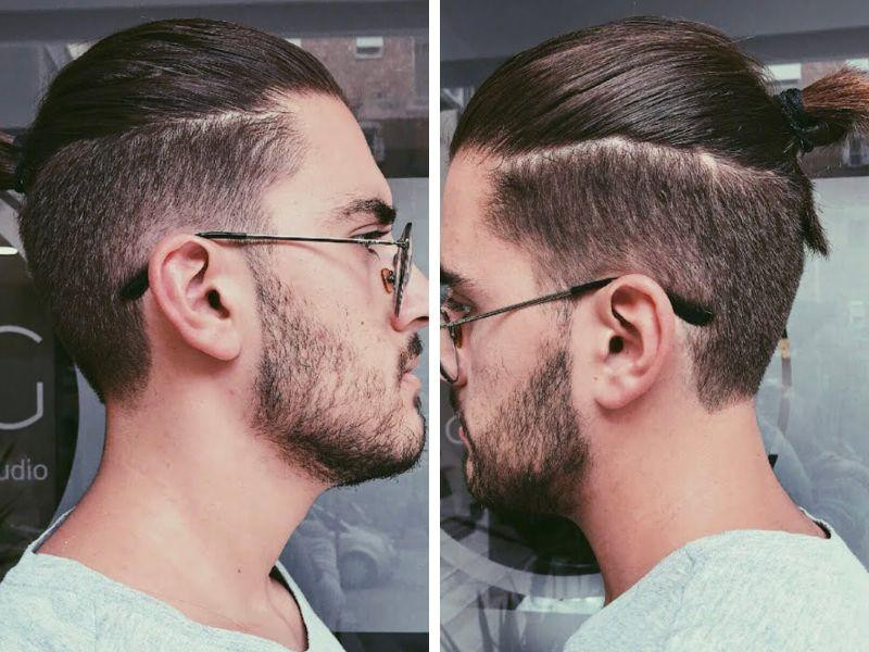 Kiểu tóc văn phòng nam Top Knot