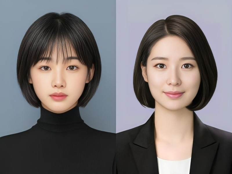 Kiểu tóc vic bob cụp đuôi tự nhiên