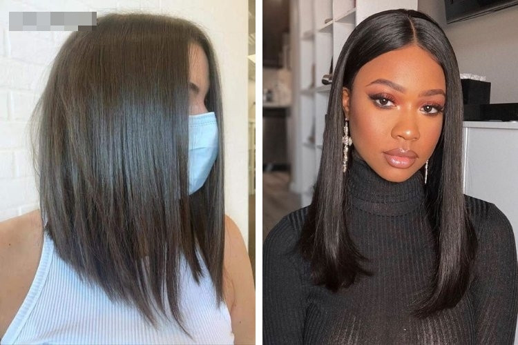 Kiểu tóc vic bob dài dịu dàng