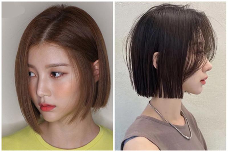 kiểu tóc vic ngắn độc đáo cho mặt tròn, tạo điểm nhấn cá tính