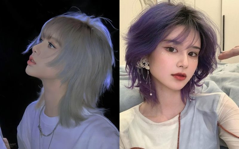 Kiểu tóc wolfcut nữ ngắn