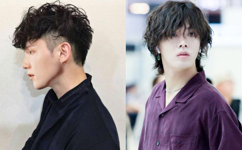 Kiểu tóc xoăn ruffled mullet ấn tượng và phá cách