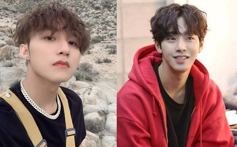 Kiểu tóc xoăn ruffled rẽ ngôi hai mái trẻ trung cho nam