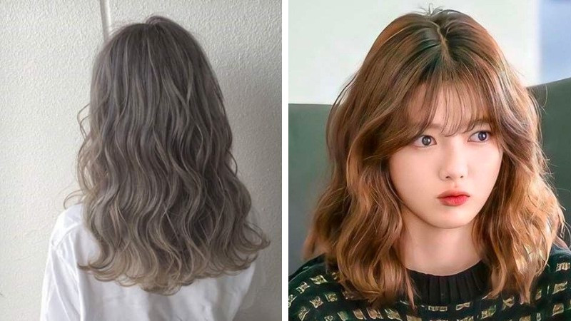 Kiểu tóc xoăn sóng ngang vai thanh lịch và cuốn hút