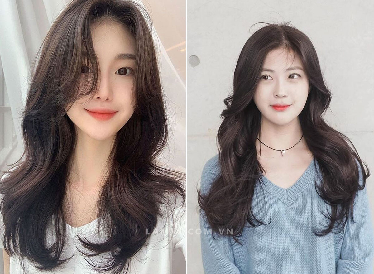 Kiểu tóc xoăn sóng to Hàn Quốc được yêu thích