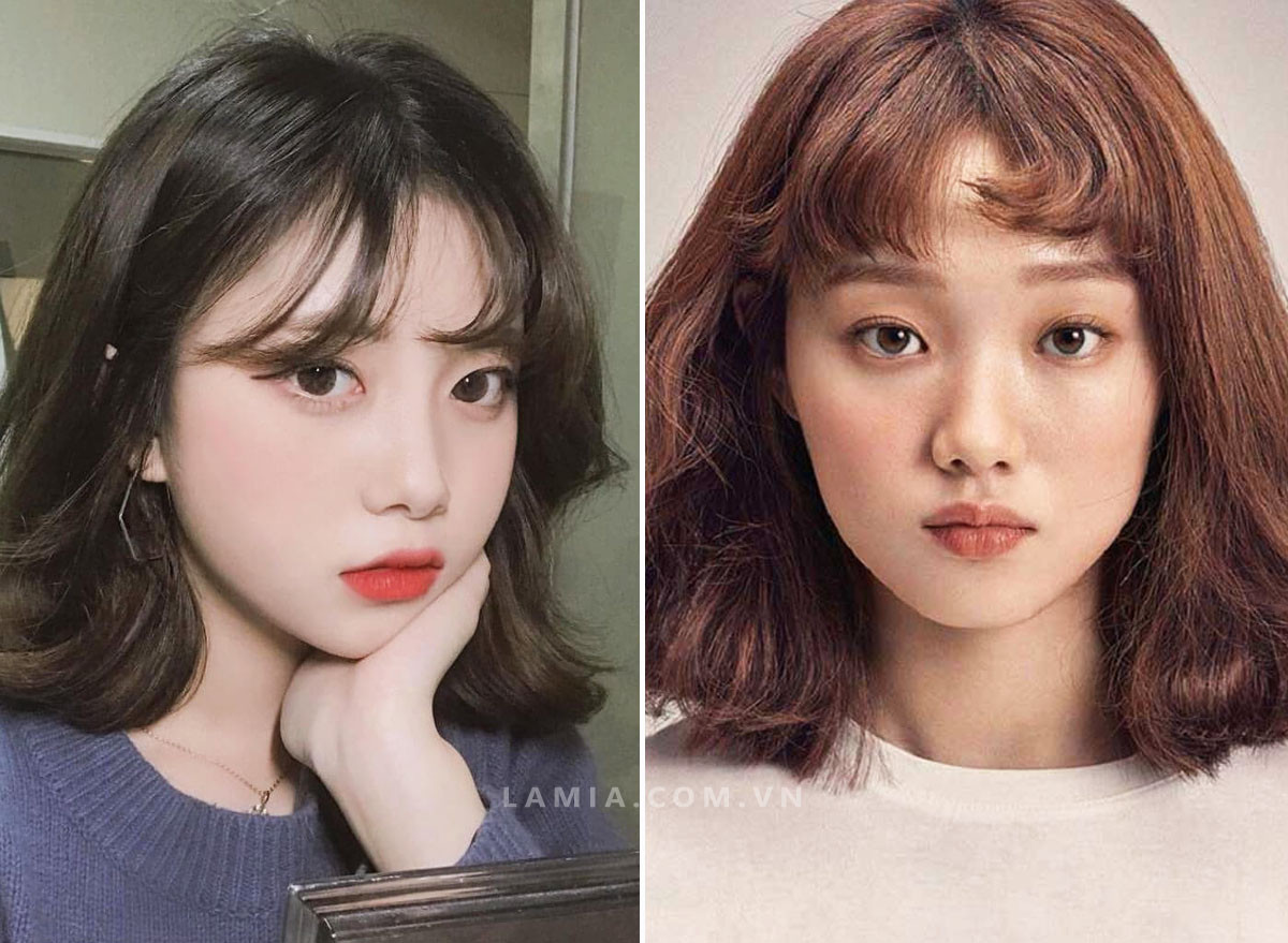 Kiểu tóc xoăn sóng to mái choppy mới lạ sành điệu