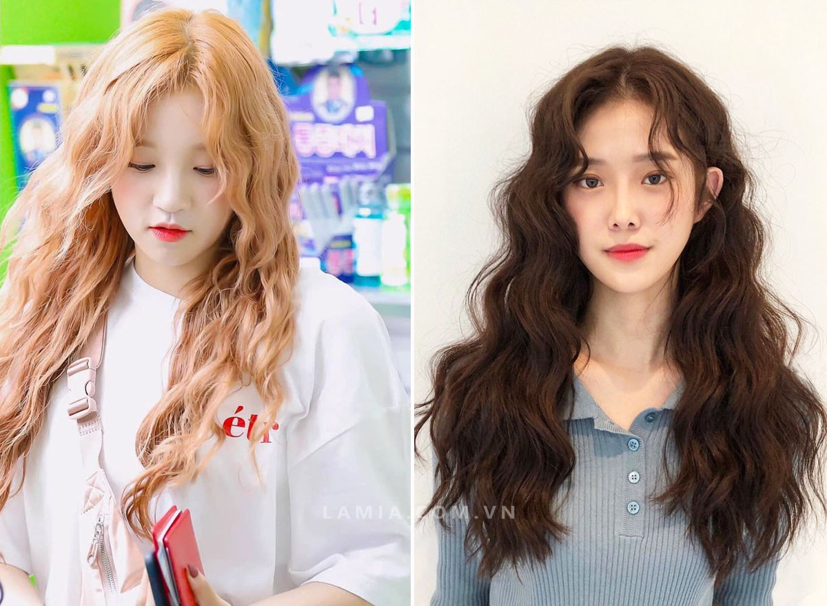 Kiểu tóc xoăn sóng to sợi mì độc đáo