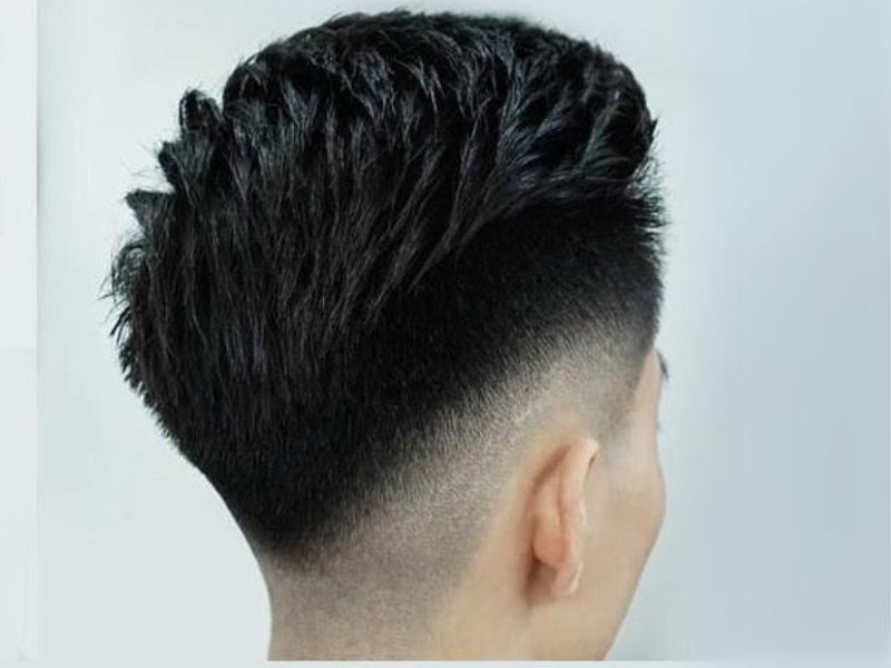 Kỹ thuật chấn viền tạo kiểu tóc gáy vuông gọn gàng