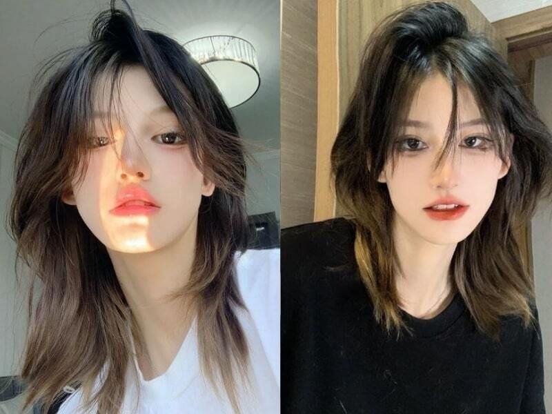 Lựa chọn kiểu tóc mullet layer nữ phù hợp dáng mặt