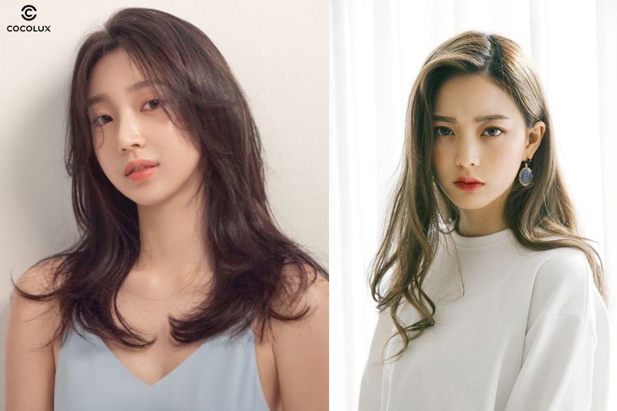 Mái dài lệch rẽ 4:6 giúp gương mặt thanh thoát