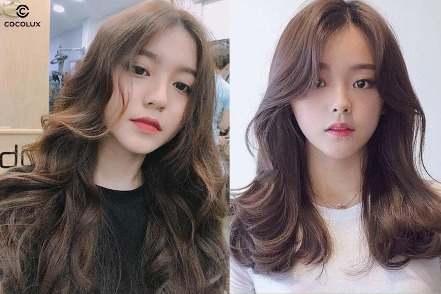 Mái dài uốn lượn sóng nhẹ tạo cảm giác bồng bềnh