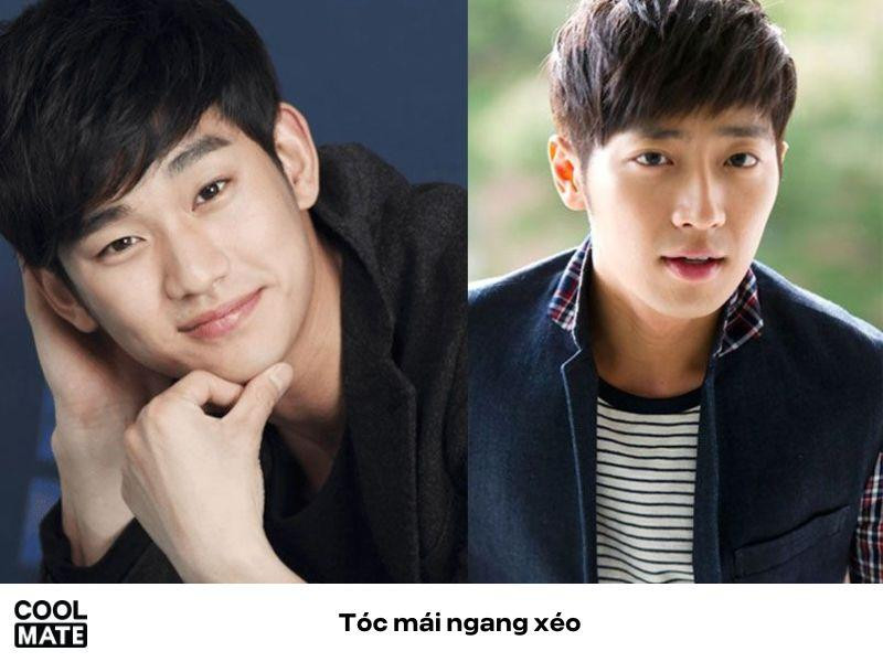 Mái ngang xéo phù hợp mặt kim cương nam