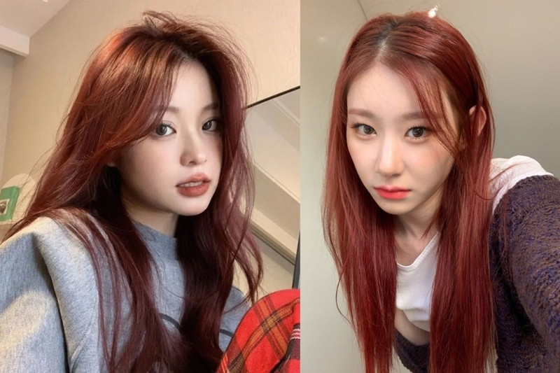 Mái tóc dài thẳng đen tuyền rẽ ngôi giữa, toát lên vẻ đẹp thanh tú và cổ điển